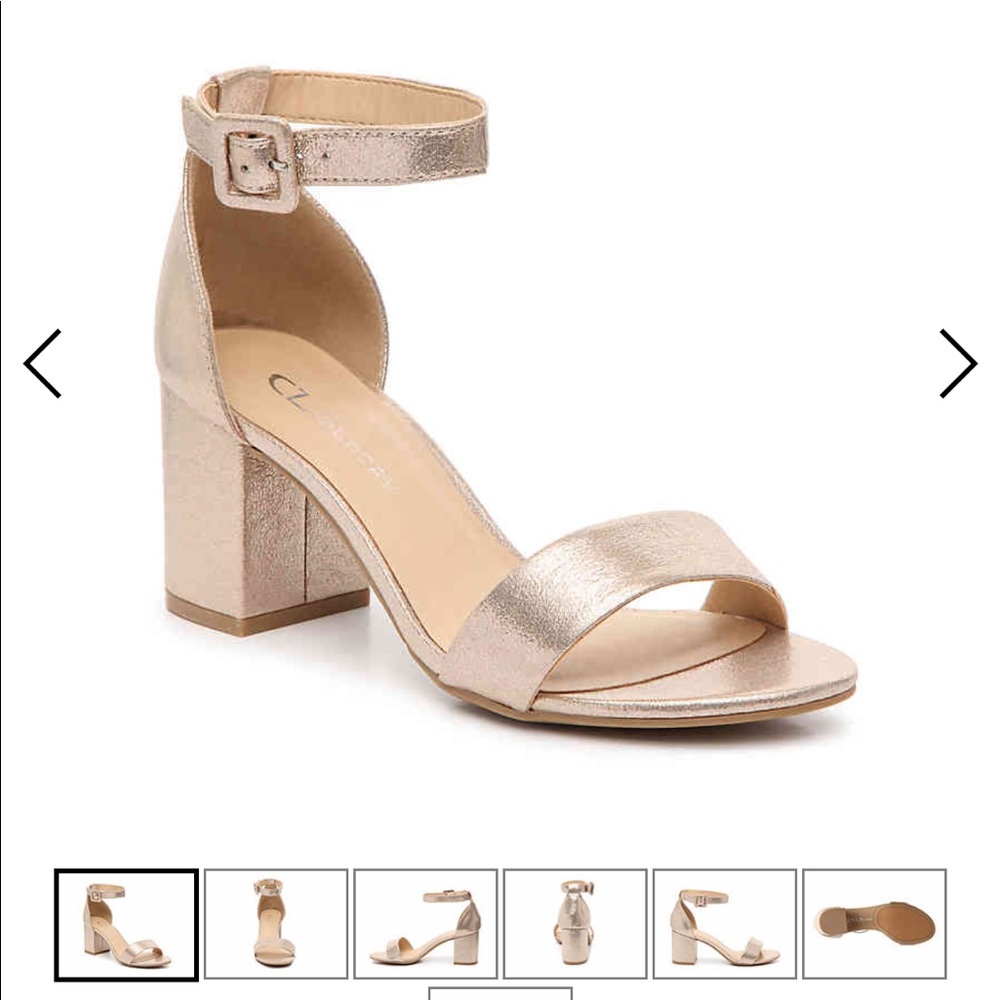 CL by Laundry Gold sandals